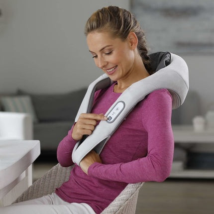 Masaj Shiatsu, Medisana, NM 860, gri, cu încălzire