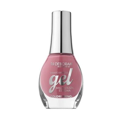 Smalt Unghii, Deborah Milano, Gel Effect New Brilliant Nail Polish 80 Antique Rose, Vopsea pentru unghii, Roz, 13ml