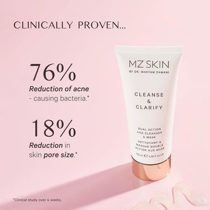 Mz Skin Cleanse & Clarify AHA Treatment Dual-Action Exfoliating Cleanser Mask