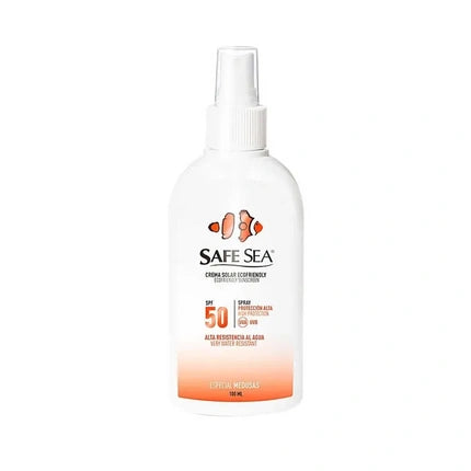 Cremă solară spray SafeSea SPF 50, protecție corporală, rezistentă la apă