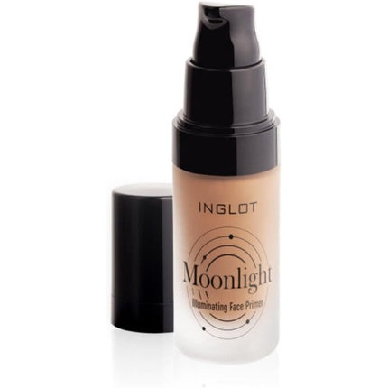 Primor Iluminator Inglot Moonlight Face Primer New Moon 22, 10 ml, Culoare nude