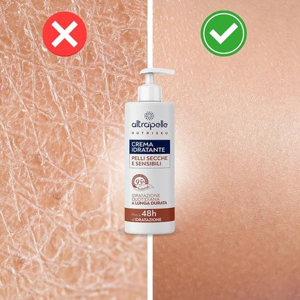 Crema Idratantă pentru Piele Uscată și Sensibilă, Altrapelle Nutri Skincare, 420g