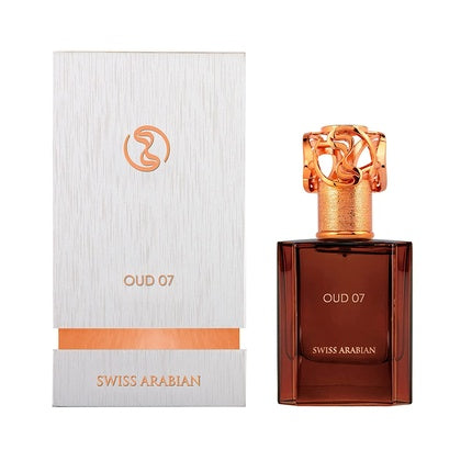 Eau de Parfum Swiss Arabian Oud 07, 50ml, sticlă ambalaj auriu