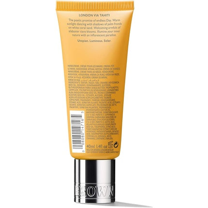 Cremă de mâini, Molton Brown, Flora Luminare, galben