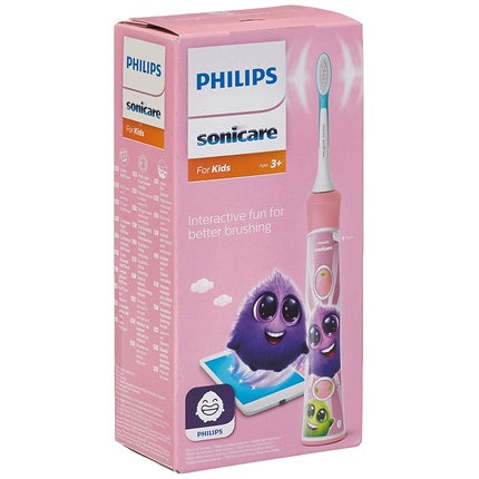 Perie Electrică pentru Dinți, Philips Sonicare For Kids HX6352/42, Roz, pentru Copii