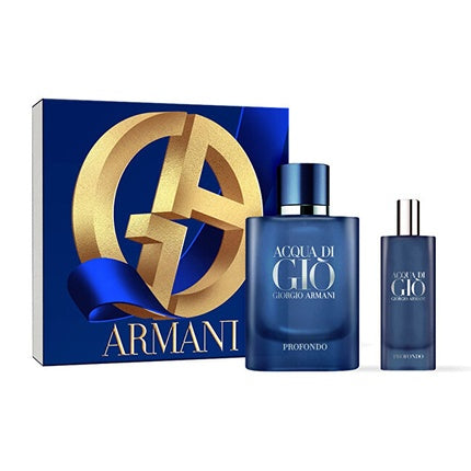 Set Parfum Giorgio Armani Acqua Di Gio Profondo, 75 ml și 15 ml
