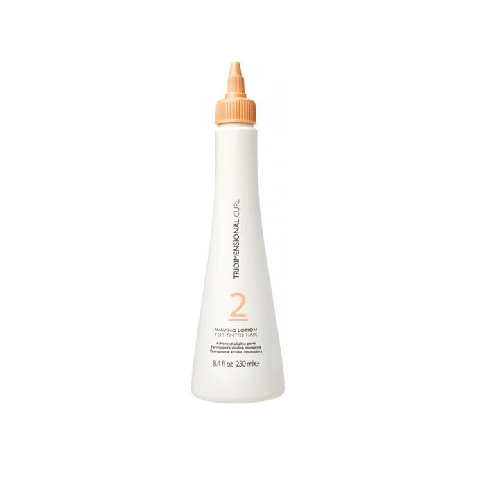 Loțiune pentru permanent No Inhibition Waving Tridimensional Curl 2, pentru păr vopsit, 250 ml