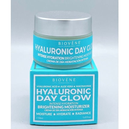 Cremă hidratantă, Biovène Barcelona, Hyaluronic Day Glow 50ml