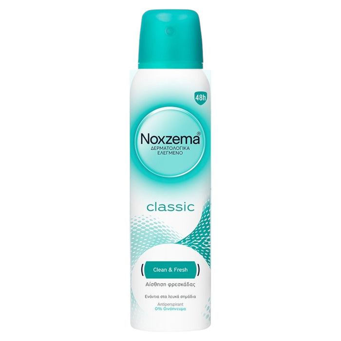 Deodorant antiperspirant spray Noxzema Classic, Clean & Fresh, unisex, 150 ml, tester