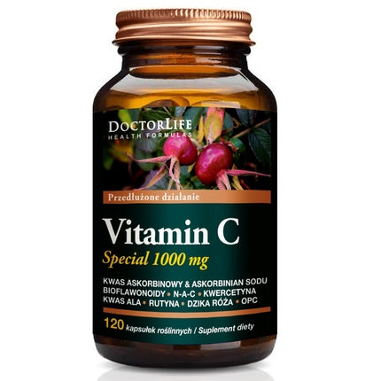 Doctor Life Vitamin C Special 1000mg Extended Release Dietary Supplement 120 Capsules