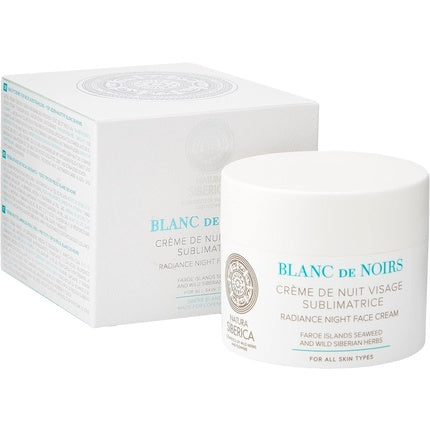 Cremă noapte, Natura Siberica, Blanc de Noirs, alb