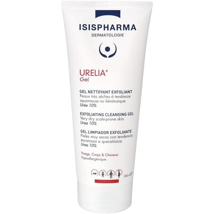 Gel de curățare exfoliant Isis Pharma Urelia 200ml cu 10% uree