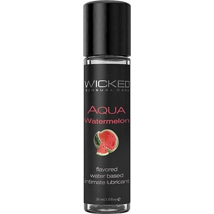 Lubrifiant intim, Wicked Sensual Care Aqua Watermelon, 30ml, bază apoasă