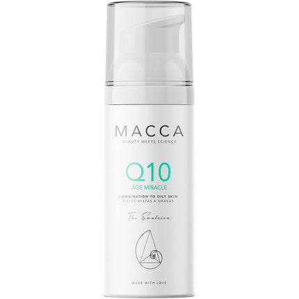Emulsie anti-îmbătrânire, Macca Beauty Meets Science, Q10 Age Miracle, 50ml