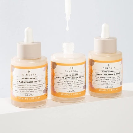 Serum Exfoliant cu Acizi de Fructe, Sinesia, Super Drops AHA, 95 ml