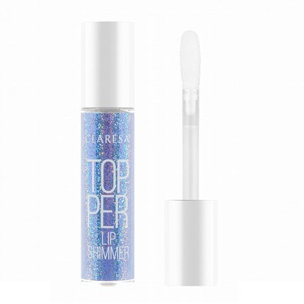 Topper Lip Shimmer, Claresa, 02 Blew Blue, irizat, capac alb