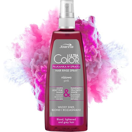 Spray colorant păr, Joanna Ultra Color, roz, 150ml