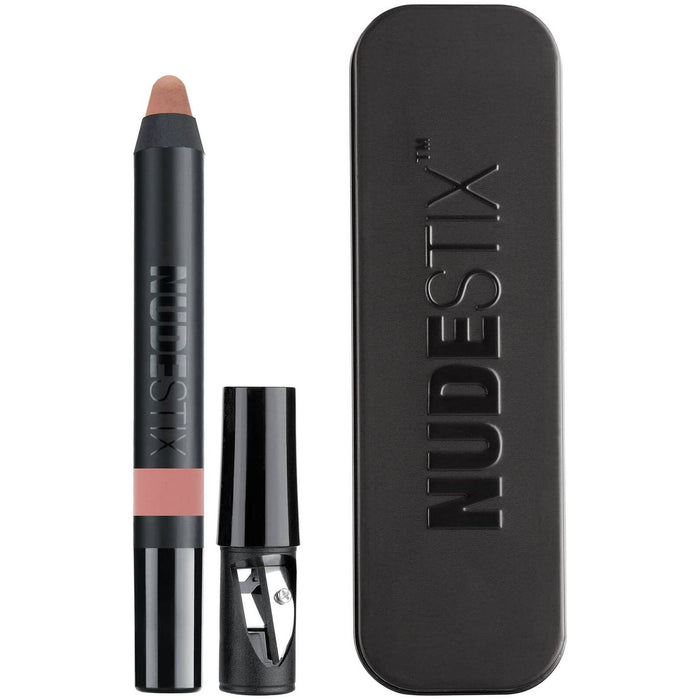 Creion de buze și fard de obraz 2-în-1 Nudestix Intense Matte, nuanța Sinner, 2,5 g