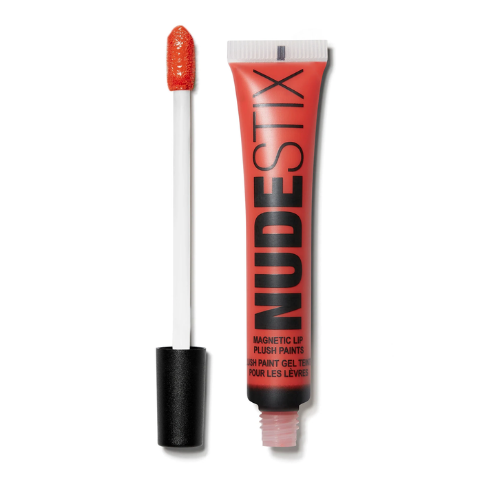Luciu de buze Nudestix Magnetic Lip Plush Paint, nuanța Fiji Fresh, 10 ml