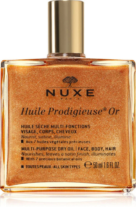 Ulei uscat multifuncțional Nuxe Huile Prodigieuse Or, pentru față, corp și păr, 50 ml, tester