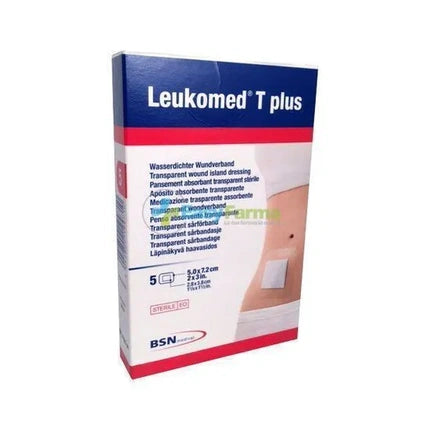 Bandaje Sterile Leukomed T Plus, Transparente, 5x7 cm, 5 buc