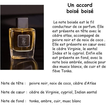Eau de Parfum, Franck Boclet, Cedre, bărbați, 100ml
