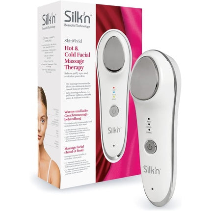 Aparat masaj facial Silk'n SkinVivid, vibrație, cald și rece