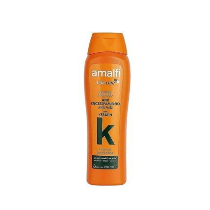 Șampon Amalfi Anti-Frizz, cu keratină, anti-electrizare, 750 ml