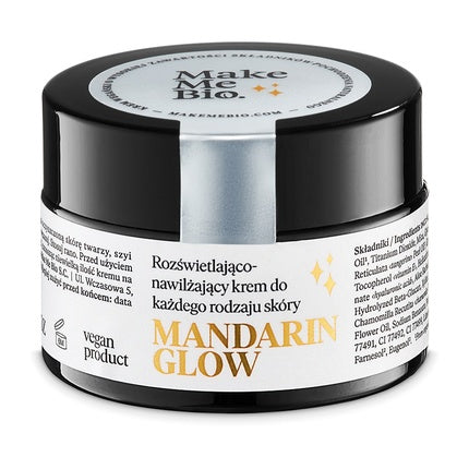 Cremă hidratantă și iluminantă Make Me Bio Mandarin Glow, 30ml