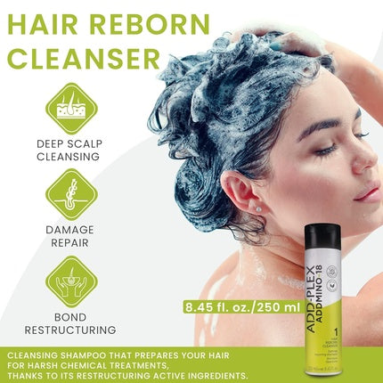 Set Îngrijire Păr, Addmino 18, Magic Hair Reborn, verde