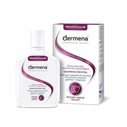 Șampon Pharmena Dermena Advanced Hair Revitalizing pentru păr matur și subțiat, 200ml
