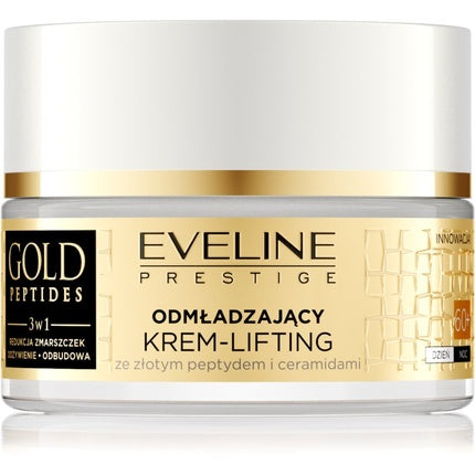 Cremă lifting EVELINE, Gold Peptides, 50ml