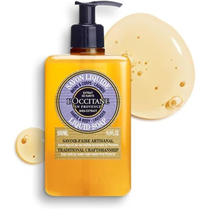 Sapun lichid maini si corp, L'Occitane, Shea Lavender, 500ml