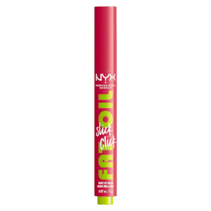 Balsam de buze Nyx Fat Oil Slick Click, strălucire ridicată, nuanța 10 Double Tap, 2 g