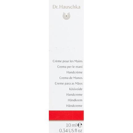 Cremă de mâini Dr. Hauschka, 10ml, alb-roșu