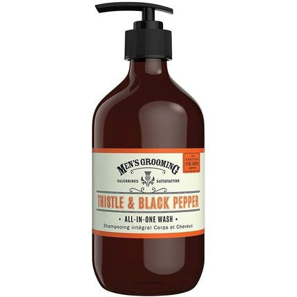 Spălătorie Corp 3 în 1, Scottish Fine Soaps, Thistle & Black Pepper, 500ml