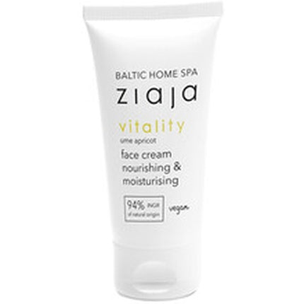 Crema de față Ziaja Vitality Ume Apricot, alb, 50ml