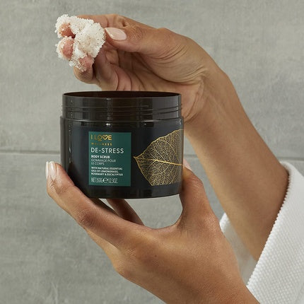 Scrub Corp I Love Wellness, DESTRESS cu Lemongrass, Rozmarin și Eucalipt, 350g