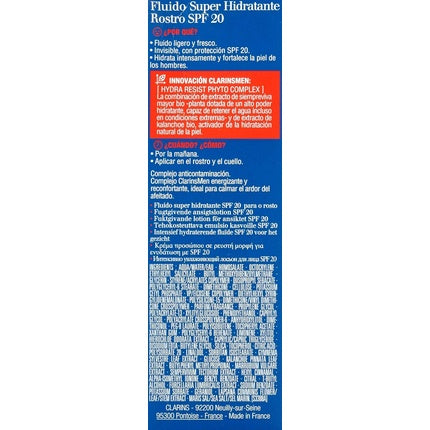 Gel hidratant, Clarins, Men Super Moisture 50ml