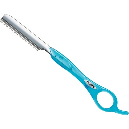 Rasor de stilare păr Ysaky Feather, Turquoise, Oțel inoxidabil
