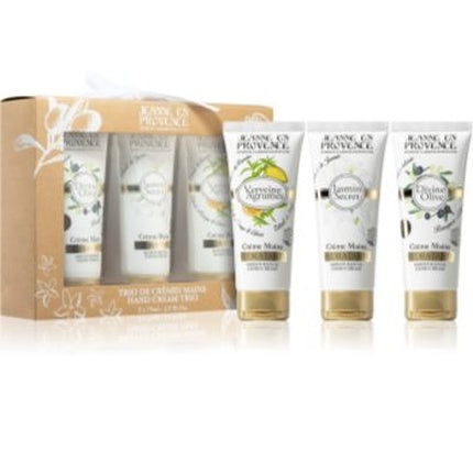 Set Cadou Creme Mâini Jeanne En Provence, Olive Jasmine Verbena, 75 ml