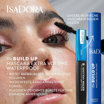 Mascara Isadora The Build Up Extra Volume Negru 10ml