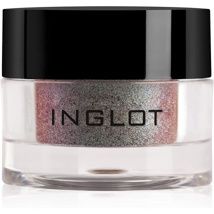 Eyeshadow, Inglot, Pure Pigment Eye Shadow 85, culoare maro cu sclipici argintii