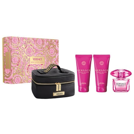 Set Parfum Versace Bright Crystal Absolu, 90ml + Gel de Duș și Loțiune 100ml