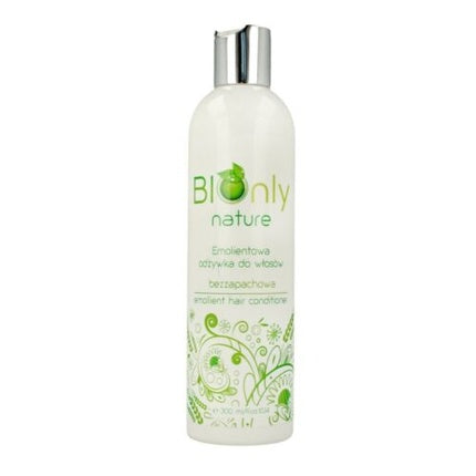 Bionly Nature Emollient Conditioner for Dry Hair, 225g, Culoare alb-verzui