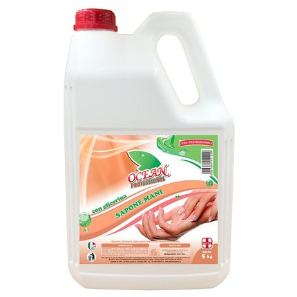 Săpun Ocean Profesional, lichid pentru mâini, 5000 ml, cu glicerină, alb