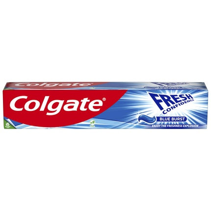 Pastă de dinți Colgate Fresh Confidence Blue Burst, alb-albastru, 107 g