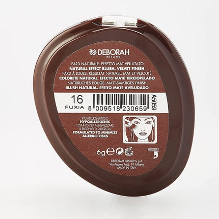 Blush, Deborah, Natural 16, fucsia
