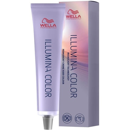 Vopsea de par, Wella, Illumina Color, blond mediu mahon 60 ml