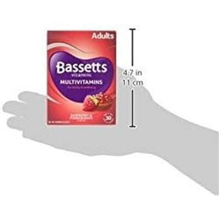Multivitamine, Bassetts Vitamins, adulți, zmeură și rodie